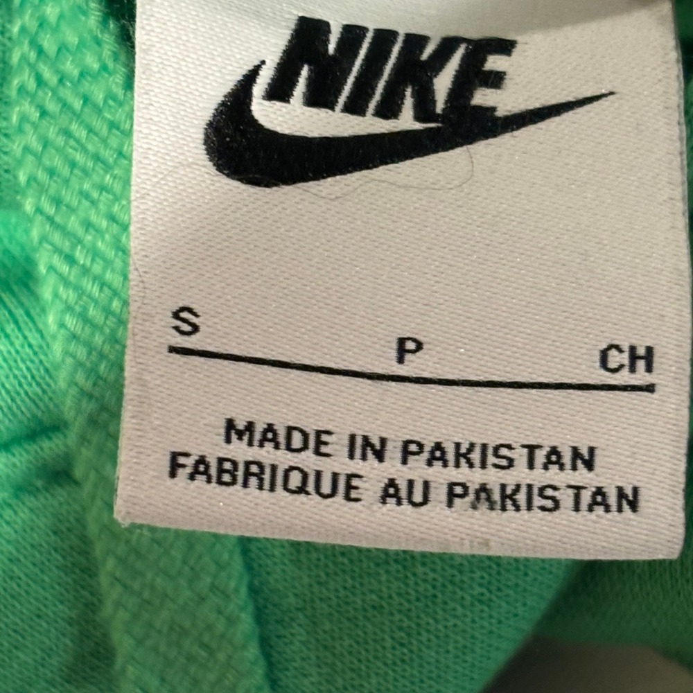 Nike Green Hoodie Sweatshirt Men's Size Small Classic Swoosh Logo Pullover - Picture 6 of 7